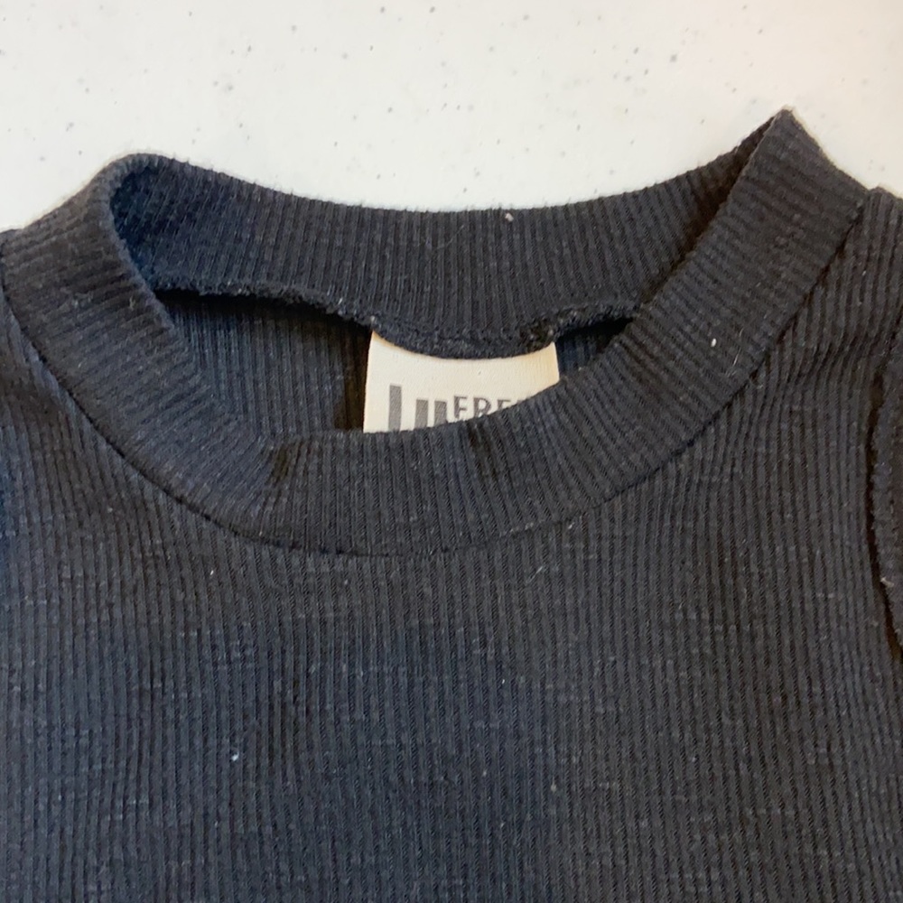 Free People Black Racer Back Tank Top - Picture 5 of 6